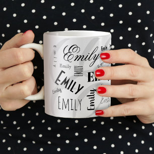 Taza De Café Nombre personalizado Emily Mug