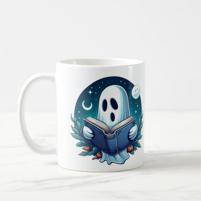 Taza De Café Nombre personalizado fantasía lecturas fantasma de (Izquierda)