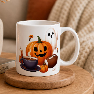 Taza De Café Nombre personalizado fantasma espeluznante de Hall