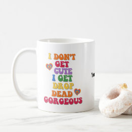 Taza De Café Nombre personalizado Funny Colorful LGBTQ Orgullo 