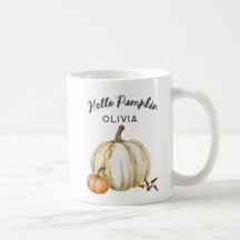 Nombre personalizado Hola Calabaza Spin Cosy Caída