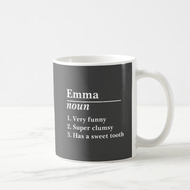 Taza De Café Nombre personalizado Jumbo Mug para vacaciones (Derecha)