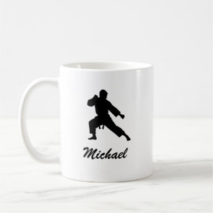 Taza De Café Nombre personalizado Karate / Taekwondo / judo