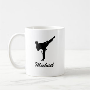 Taza De Café Nombre personalizado Karate / Taekwondo / judo