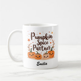 Taza De Café Nombre personalizado Kawaii Halloween Café Mug par