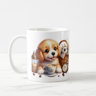 Taza De Café Nombre personalizado lindo cachorrito mugre regalo