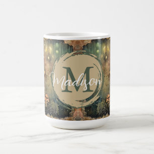 Taza De Café Nombre personalizado Luces de hongo de hongos