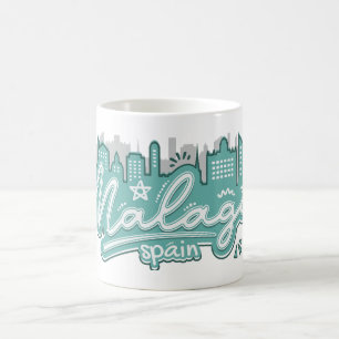 Taza De Café Nombre personalizado Málaga España