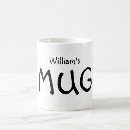 Taza De Café Nombre personalizado MUG
