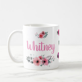 Taza De Café Nombre personalizado Mug con nombres de niños