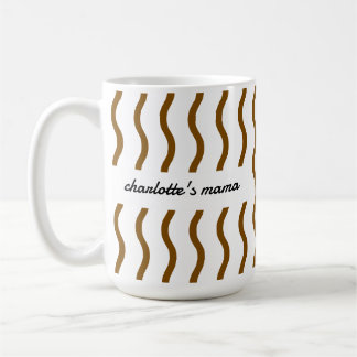 Taza De Café Nombre personalizado Nueva mamá Futurama mamá Nuev