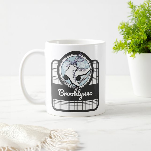 Taza De Café Nombre Personalizado Patinaje moderno sobre hielo  (Subido por el creador)