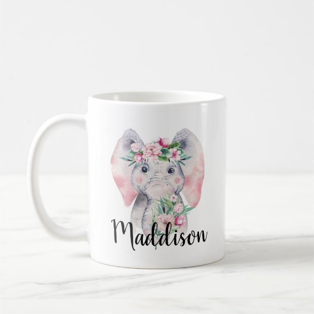 Taza De Café Nombre personalizado: profesor de enfermera de ele (Izquierda)