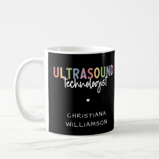 Taza De Café Nombre personalizado Regalos de Tecnólogos de Ultr (Izquierda)