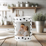 Taza De Café Nombre personalizado rosa pastel minimalista<br><div class="desc">Nombre personalizado rosa pastel minimalista</div>