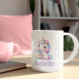 Taza De Café Nombre personalizado Unicorn Mug