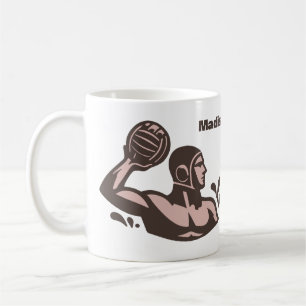 Taza De Café Nombre Personalizado Water Polo