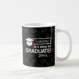 Taza De Café Nombre personalizado y regalo de graduación de año