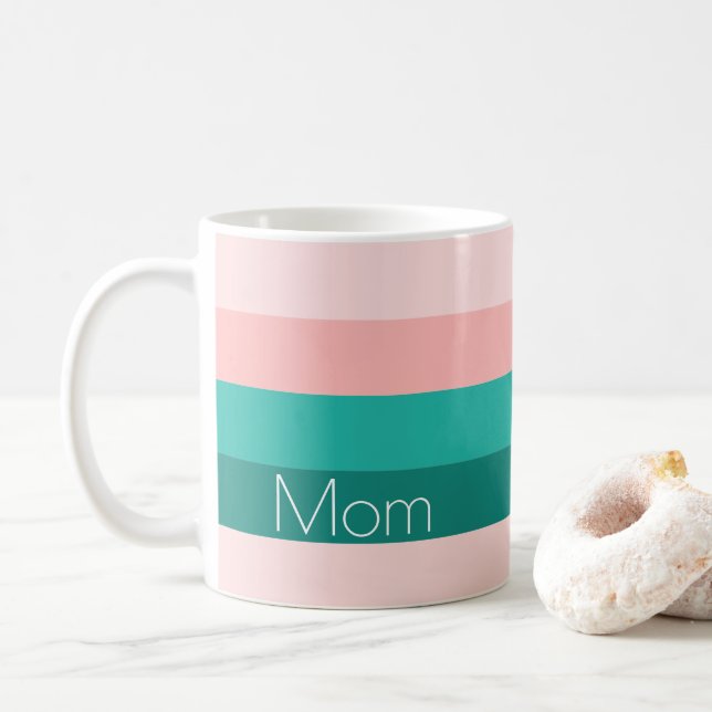 Taza De Café Nombre rosa (Con donut)