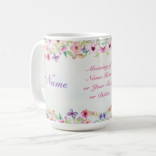 Taza De Café Nombre significa Regalos, Nombre significa Mugs