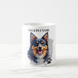 Taza De Café Nombre simple moderno y diseño personalizado de fo
