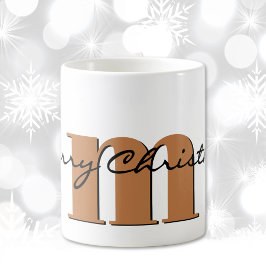 Taza De Café Nombre, Topaz dorado de noviembre | Feliz Navidad