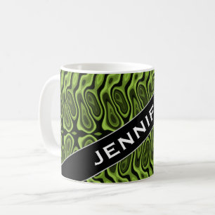 Taza De Café Nombre + Verde del extracto Líquido-Como modelo d