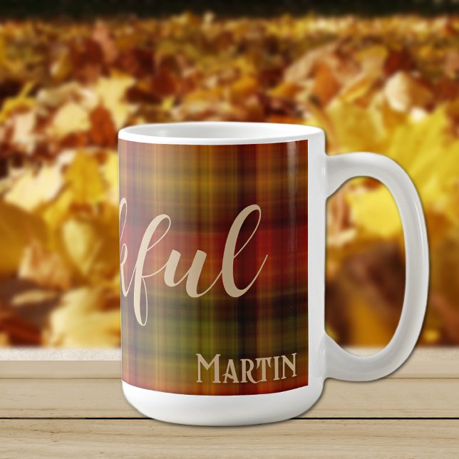 Taza De Café Nombre y agradecimiento por el patrón de plástico  (Subido por el creador)
