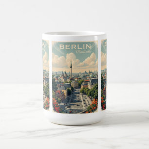 Taza De Café Nombre y texto personalizados Berlín, Alemania
