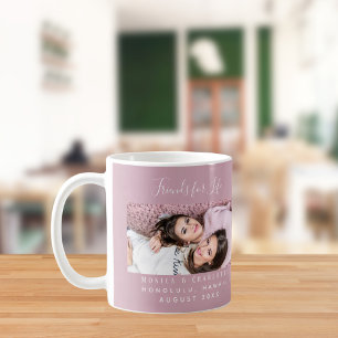 Taza De Café Nombres de fotos de amigos para toda la vida en ro