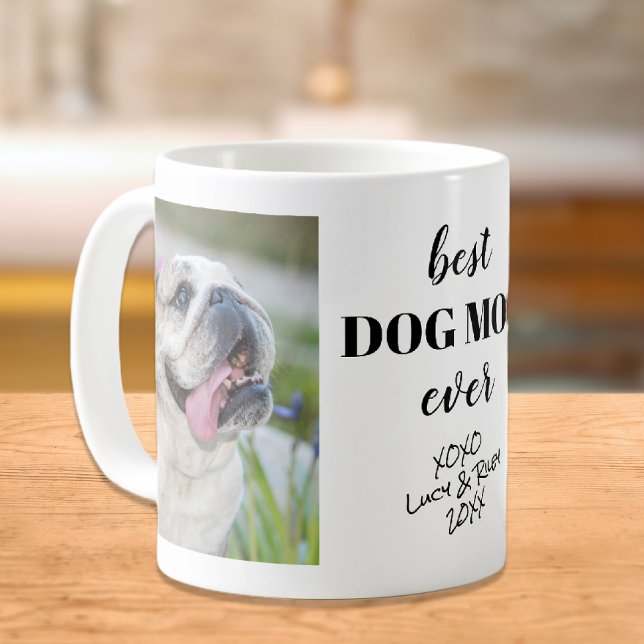 Taza De Café Nombres de fotos personalizadas de la mejor madre  (Subido por el creador)