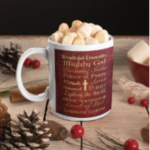 Nombres de la peluca personalizada roja de Jesús