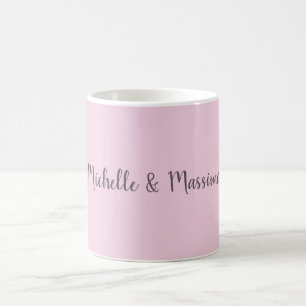Taza De Café Nombres de parejas clásicas únicos profesionales
