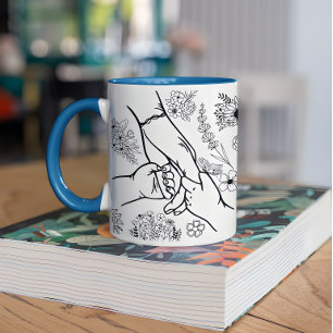 Taza De Café Nombres personalizados de niños que toman de la ma