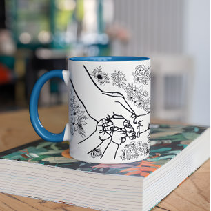 Taza De Café Nombres personalizados de niños que toman de la ma