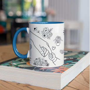 Taza De Café Nombres personalizados de niños que toman de la ma