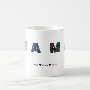 Taza De Café Nombres personalizados de perra gata pata