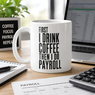 Taza De Café Nómina Divertida