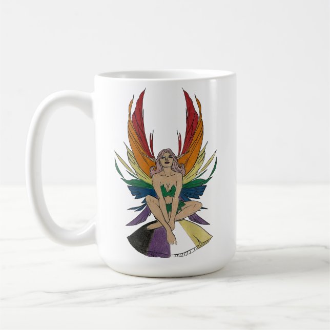 Taza De Café Non-binary Faerie (Izquierda)