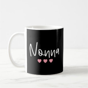 Taza De Café Nonna Minimalista Granma Italiana Abuela Nonn