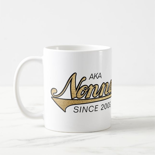 Taza De Café Nonna Mug "AKA Nonna Desde..." (Izquierda)