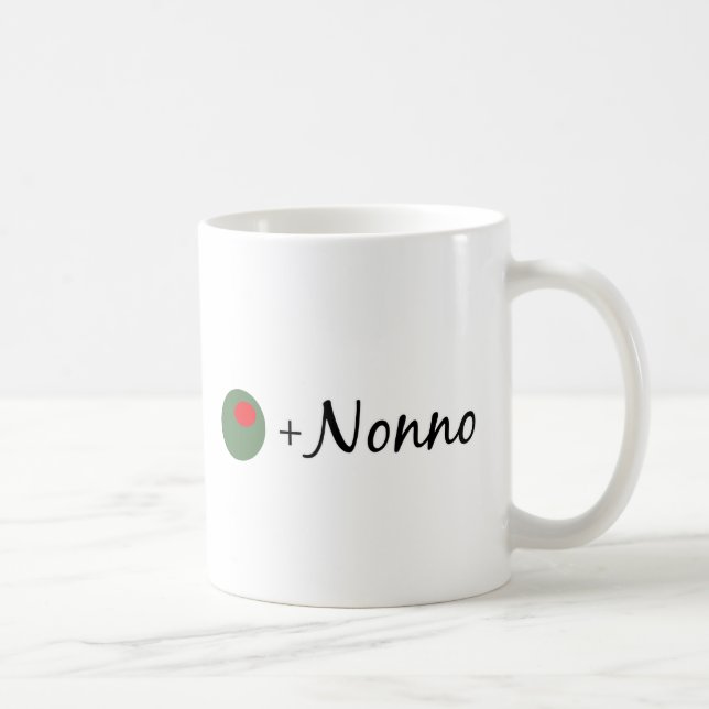 Taza De Café Nonno verde oliva (Derecha)