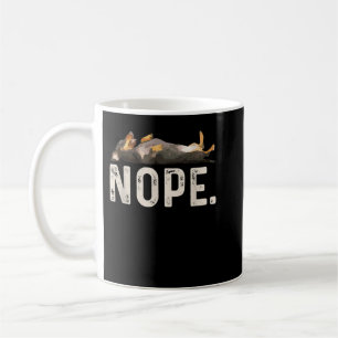 Taza De Café Nope Lazy Dachshund T-Shirt