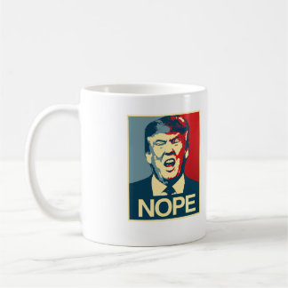 Taza De Café NOPE - Poster del Anti-Triunfo - Anti-Triunfo -