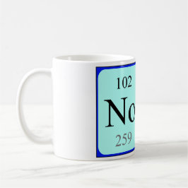 Taza De Café Nora nombre de tabla periódica mug