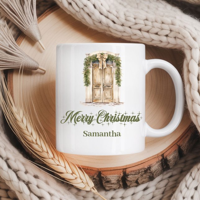 Taza De Café Nordic Scandinavian Christmas Mug Personalized (Nordic Scandinavian Christmas Mug Personalized)