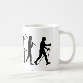Taza De Café Nordic Walking Evolutionstheorie des Gehens