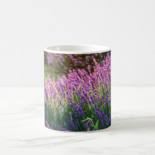 TAZA DE CAFÉ NORFOLK LAVENDER - LAVENDER FIELD NORFOLK ENGLAND