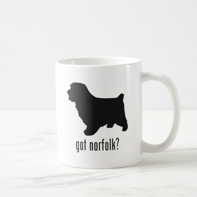 Taza De Café Norfolk Terrier (Derecha)