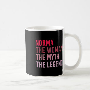 Taza De Café Norma La Mujer Mito Leyenda Nombre Personalizado B